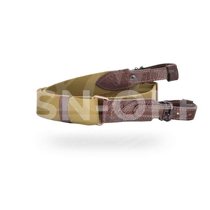 Ремень ружейный регулируемый ЛРТ-35 кожаное крепление 335                      