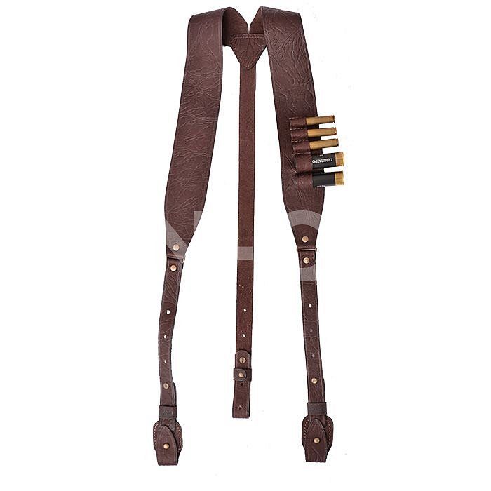 Подвесная система для патронташа, кожа, черная 218-3                    